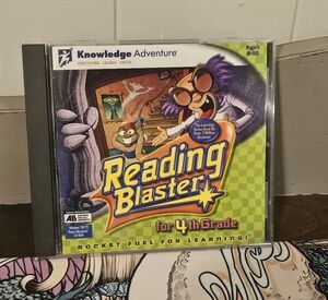 Reading Blaster 4th grade Ages 8-10 * Retro PC game
